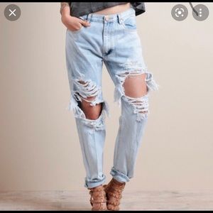 ONE TEASPOON DISTRESSED JEANS